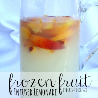 Frozen Fruit Infused Lemonade