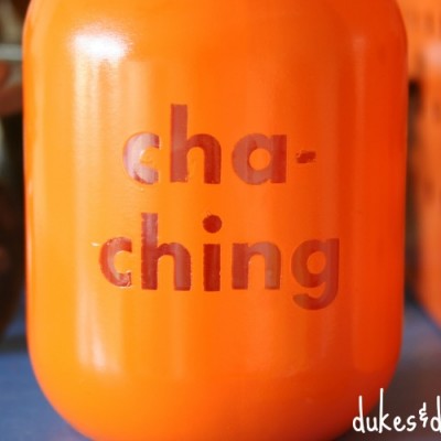 Mason Jar Piggy Bank