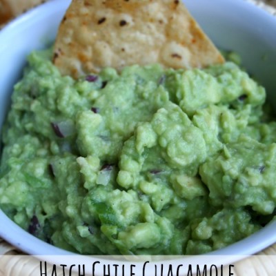 Hatch Chile Guacamole {Two Ways}
