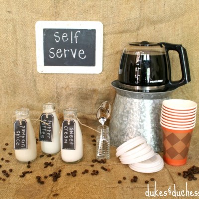 A Self Serve Coffee Bar