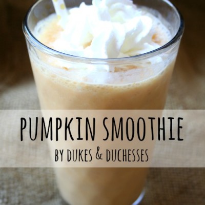 A Pumpkin Smoothie