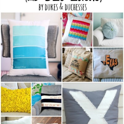 The Perfect Pillow {15 DIY Ideas}