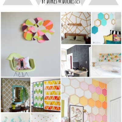 DIY Geometric Wall Inspiration