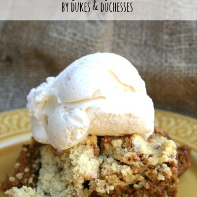 Homemade Pumpkin Cobbler