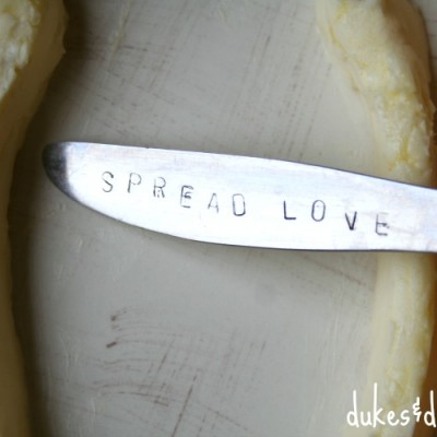 Molded Wishbone Butter for Thanksgiving