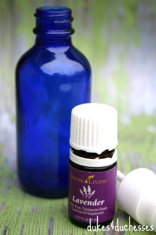 supplies for lavender linen spray