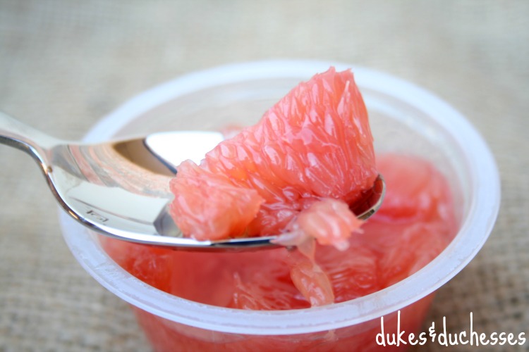 Dole grapefruit in convenient cup