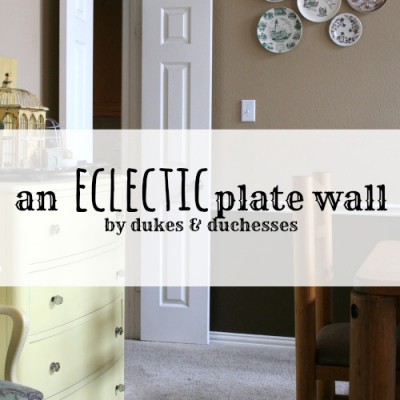 An Eclectic Plate Wall