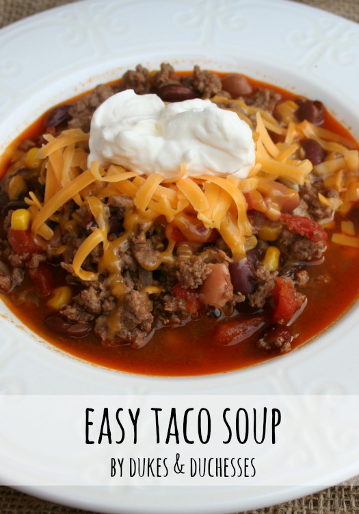easy taco soup