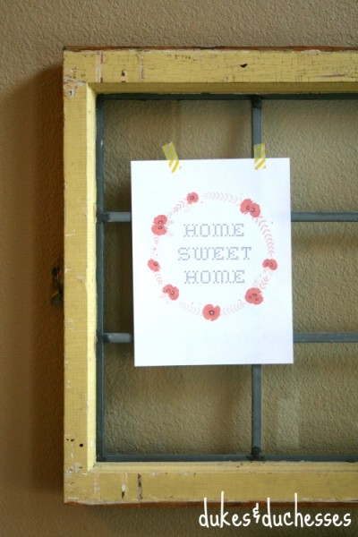 Home Sweet Home Printables {Two Versions}