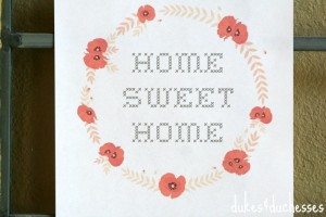 Home Sweet Home Printables {Two Versions}