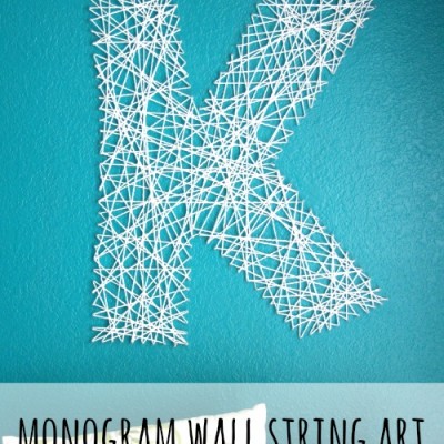 Monogram Wall String Art