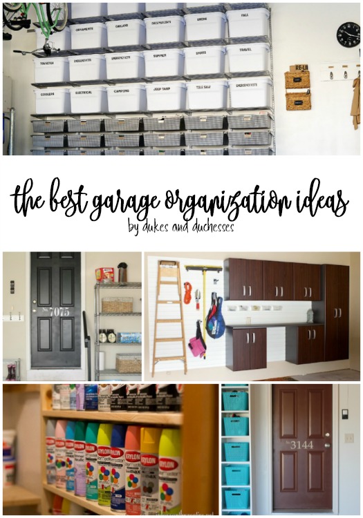 The Best Garage Organization Ideas - Dukes and Duchesses