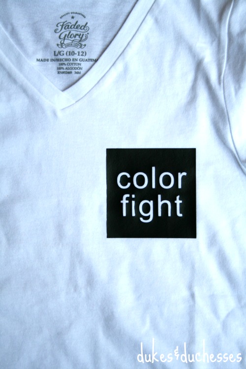 custom color fight shirts