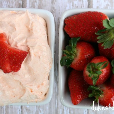 Cool and Creamy Orange Fruit Dip