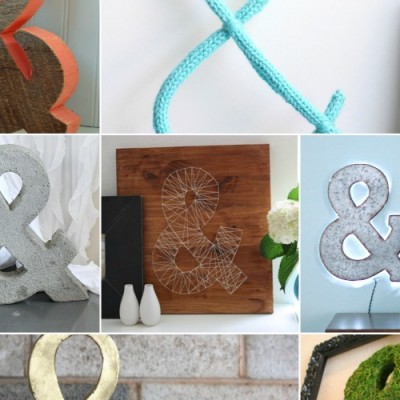 DIY Ampersand Projects