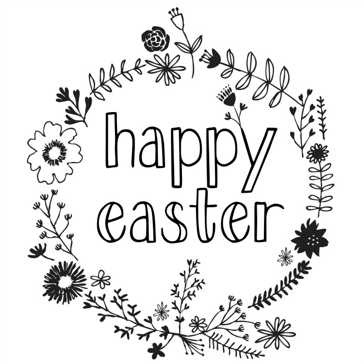 Happy Easter Printable by Randi Dukes