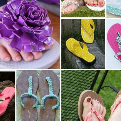 20 Ways to Transform Flip Flops