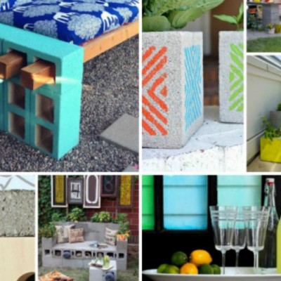 15+ Clever Ways to Use Cinder Blocks