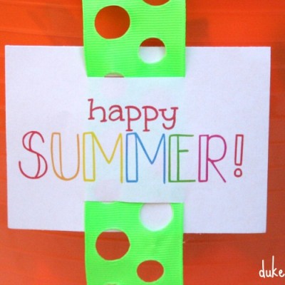 Summer Fun Basket {with a Printable}