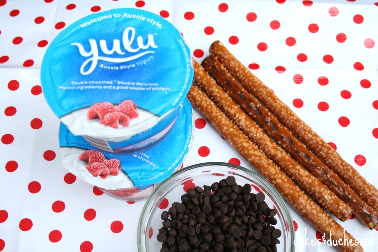 ingredients for polka dot yogurt pops