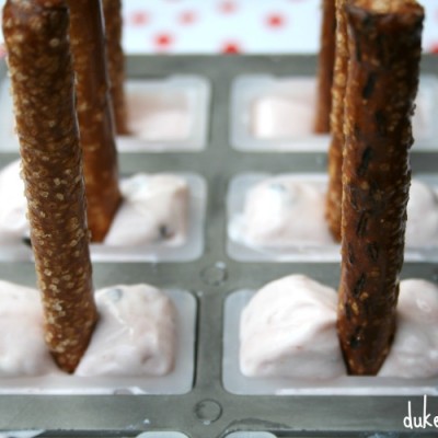 Polka Dot Yogurt Pops