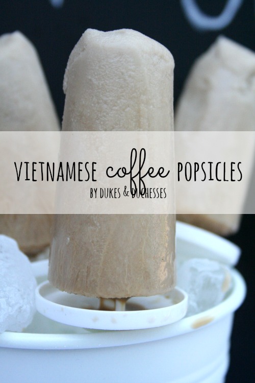 vietnamese coffee popsicles