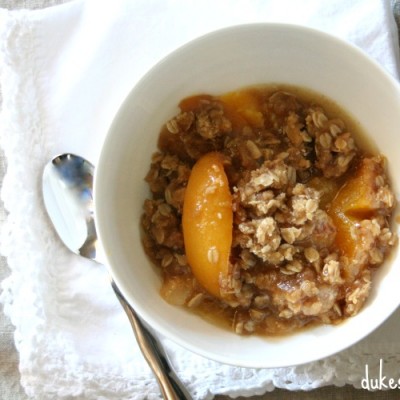 Simple Summer Fruit Crisp