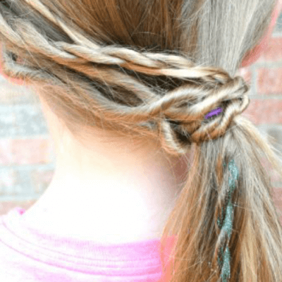 DIY Glitter Hair Spray