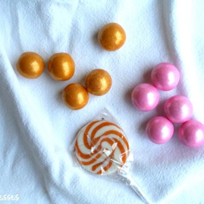 Gumball Necklaces with Edible Pendants