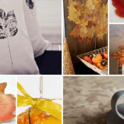 25 Beautiful Ways to Use Leaves