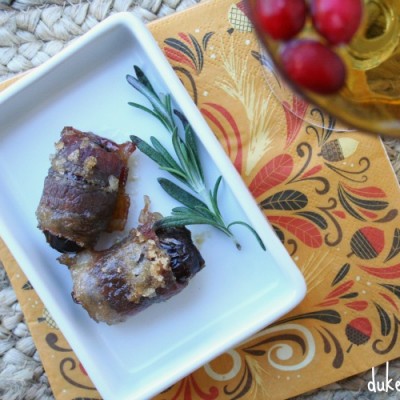 Bacon Wrapped Dates