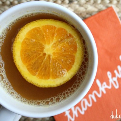 Hot Citrus Cider