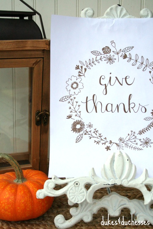 give thanks thanksgiving printable