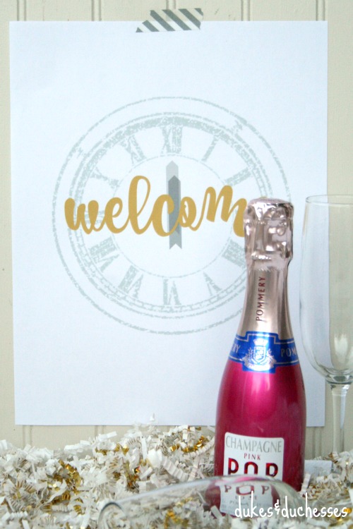 welcome new year printable