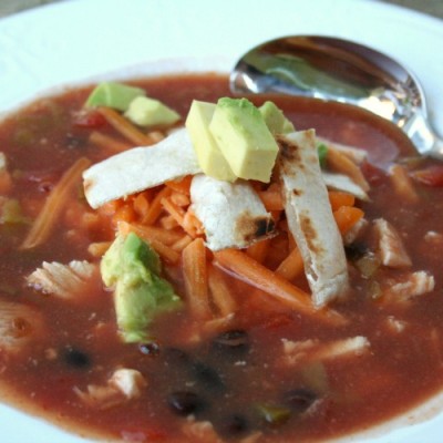 The Easiest Crockpot Chicken Tortilla Soup
