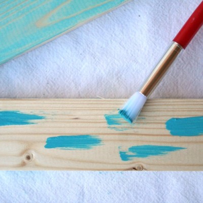 How to Create a Color Washed Effect on Wood