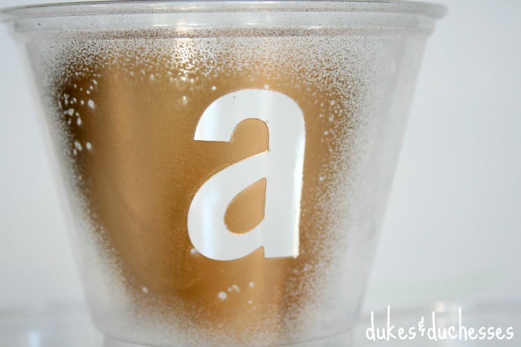 monogrammed disposable cups