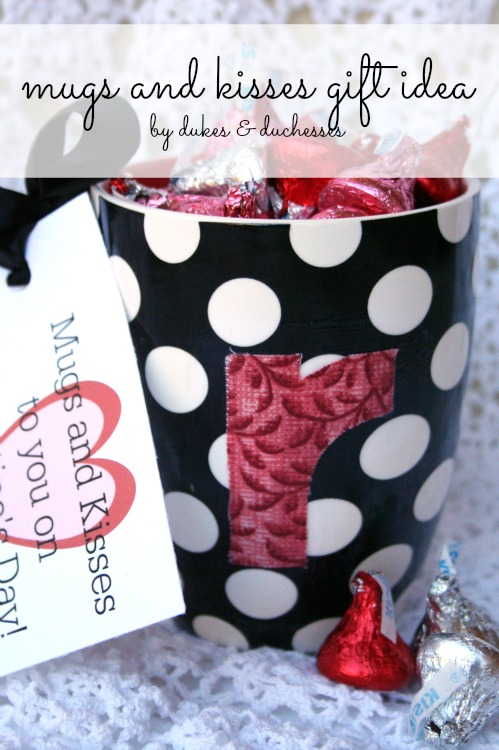 mugs and kisses valentine's day gift idea