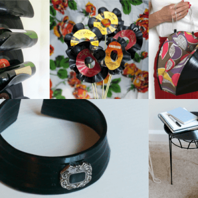 15+ Ways to Repurpose Vinyl Records