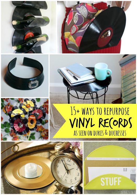ways to repurpose vinyl records