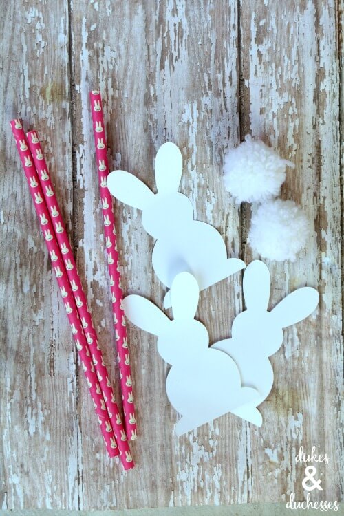 supplies for easter straw toppers