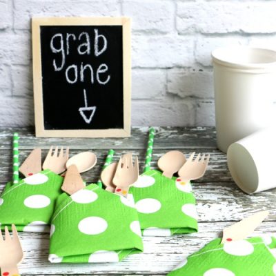 Folded Napkin Pockets