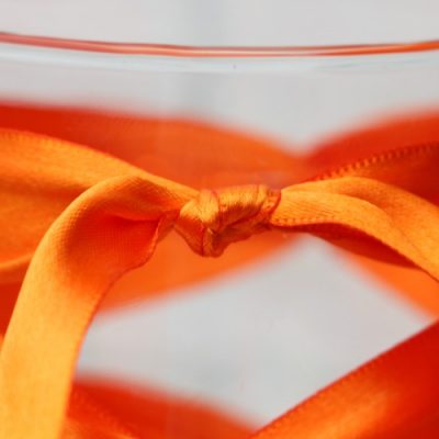 Ribbon Wrapped Vase