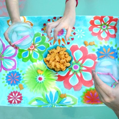 DIY Floating Pool Tray