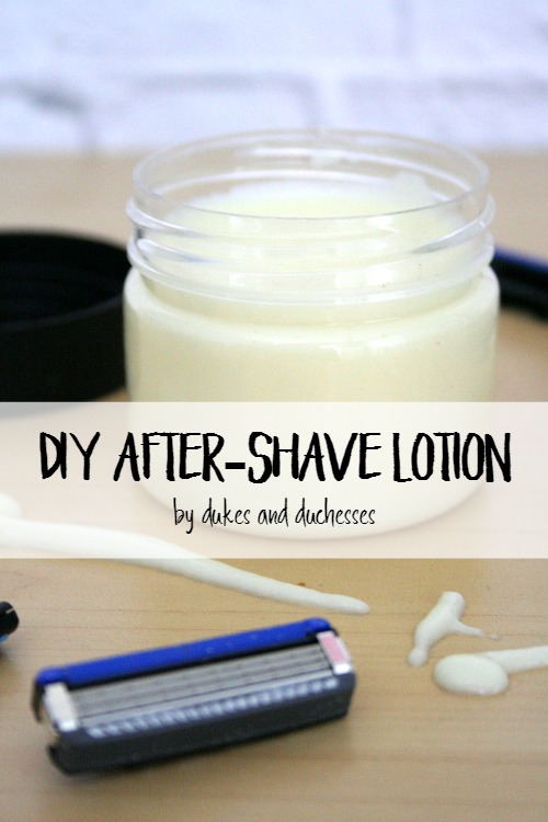 DIY after shave lotion