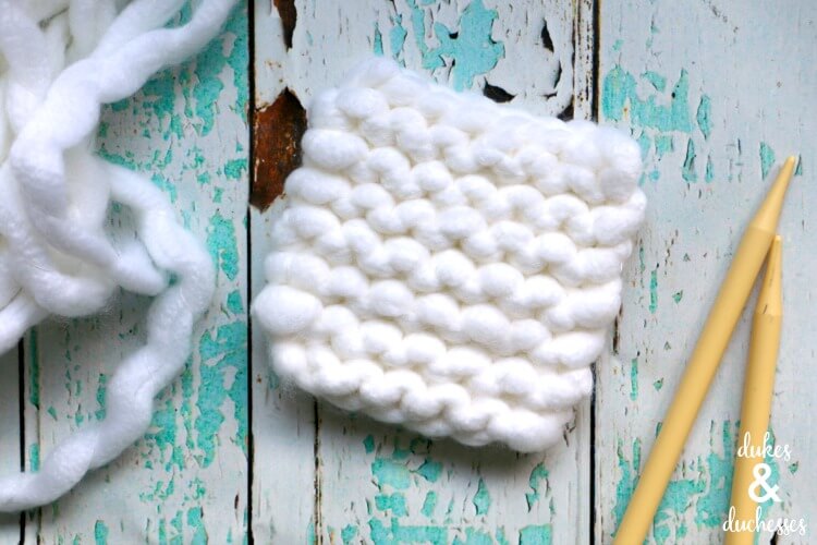 how to knit coasters