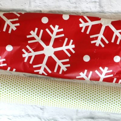 Wrapping Paper Garland and Backdrop