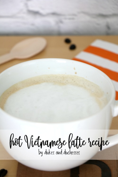 hot vietnamese latte