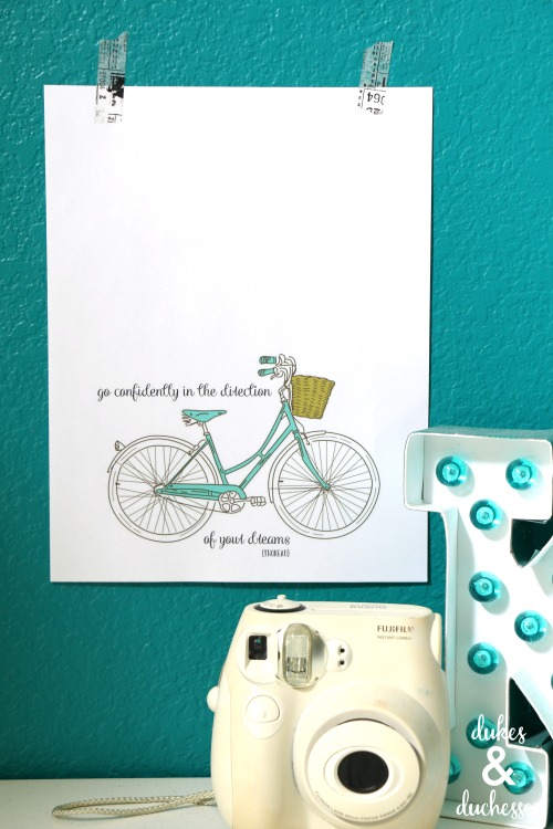 bicycle quote printable